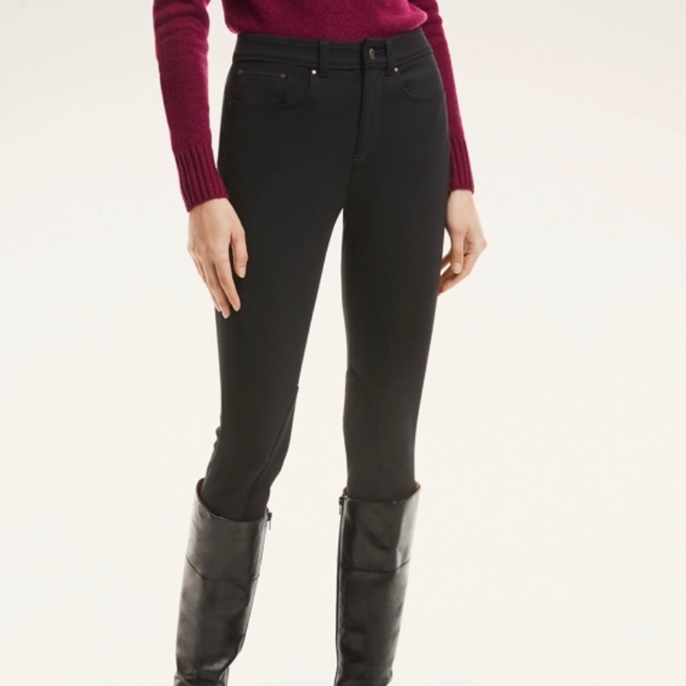 Riding pants suede front spandex back SM